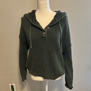 Bass Pro Shops Olive V-Neck Sweater